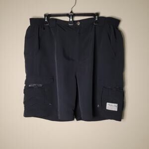 Bimini Bay Men's Black Cargo Shorts - Durable & Comfy! size 42
